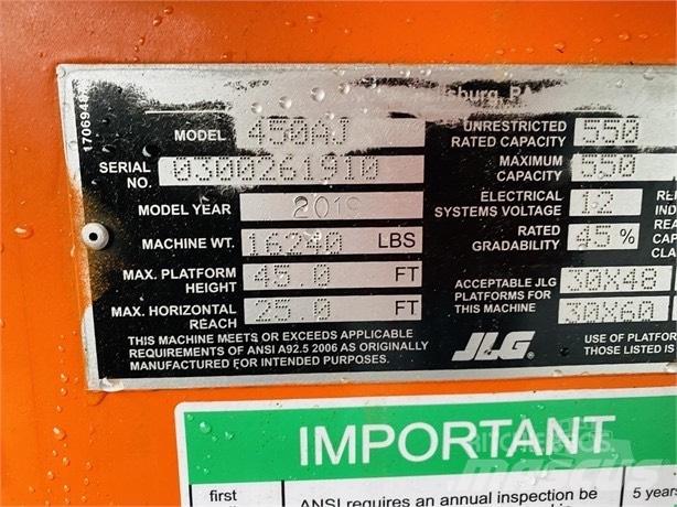 JLG 450 A Piattaforme a braccio articolato
