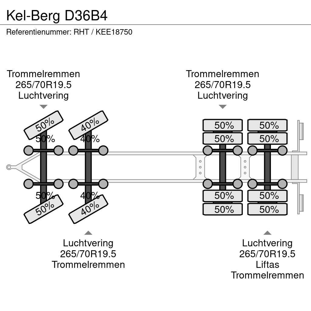 Kel-Berg D36B4 Rimorchi con sponde ribaltabili
