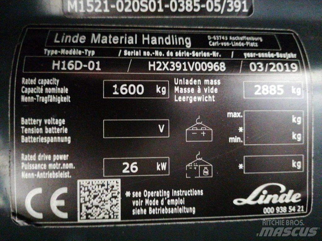 Linde H16D-01 Carrelli elevatori diesel