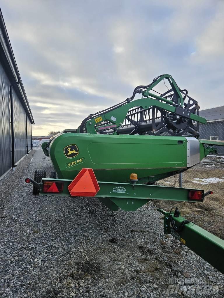 John Deere 735 PF Testate per mietitrebbie