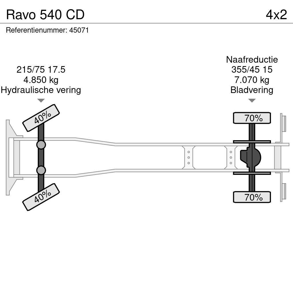 Ravo 540 CD Autocarro spazzatrice