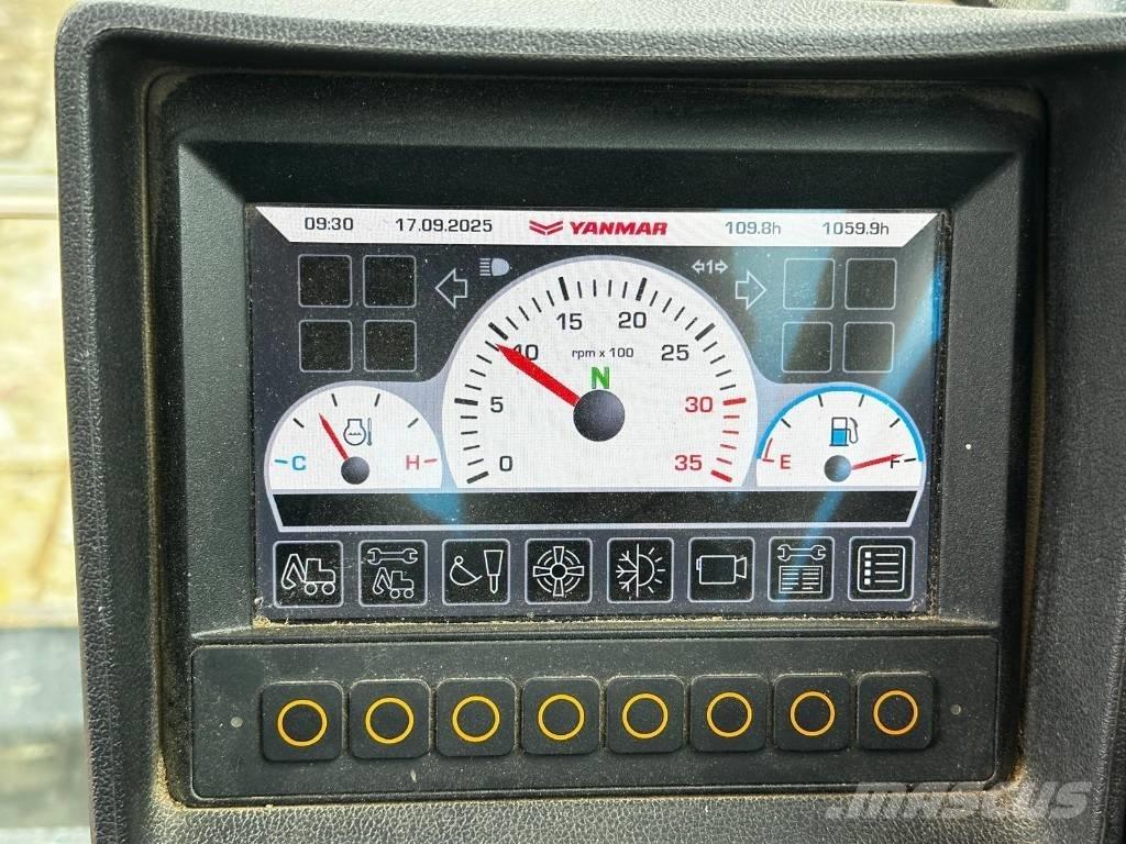Yanmar B 110 W Escavatori gommati