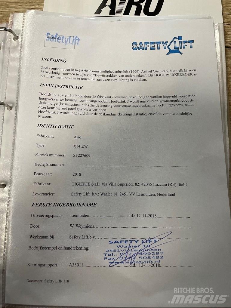 Airo X 14 EW Piattaforme a pantografo