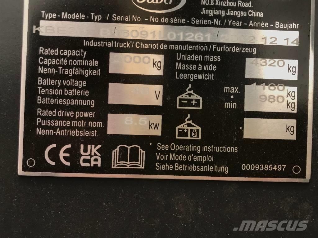 Baoli KBE 20 N Carrelli elevatori elettrici