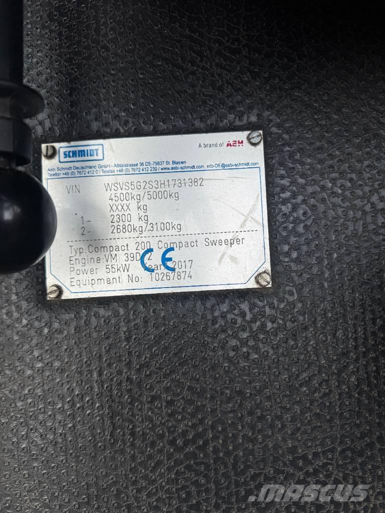 Schmidt Swingo 200 Spazzatrici