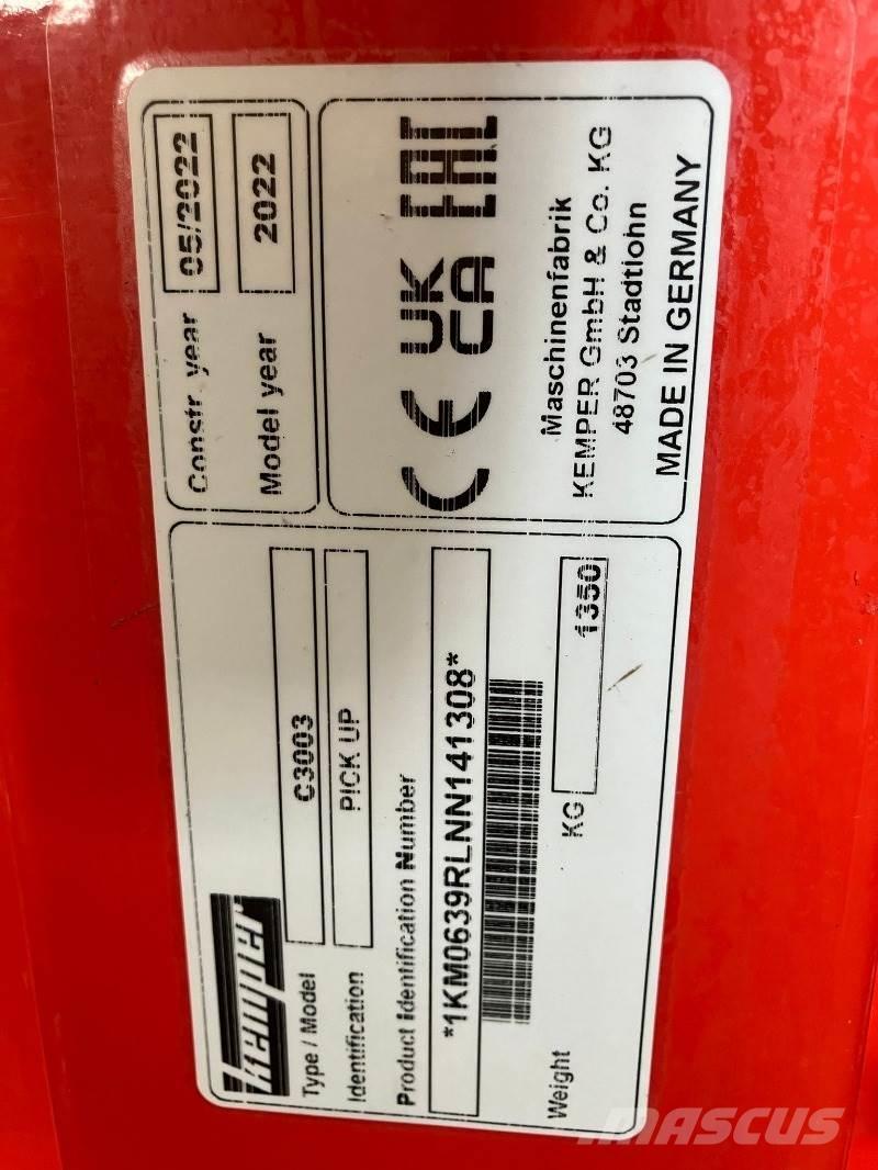 Kemper C3003 Accessori per macchine da fieno e foraggio