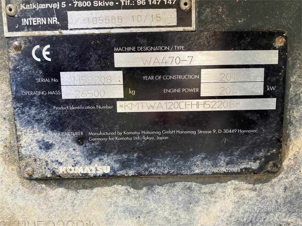 Komatsu WA470-7 Pale gommate
