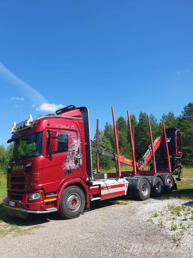 Scania R 650 Camion trasporto legname