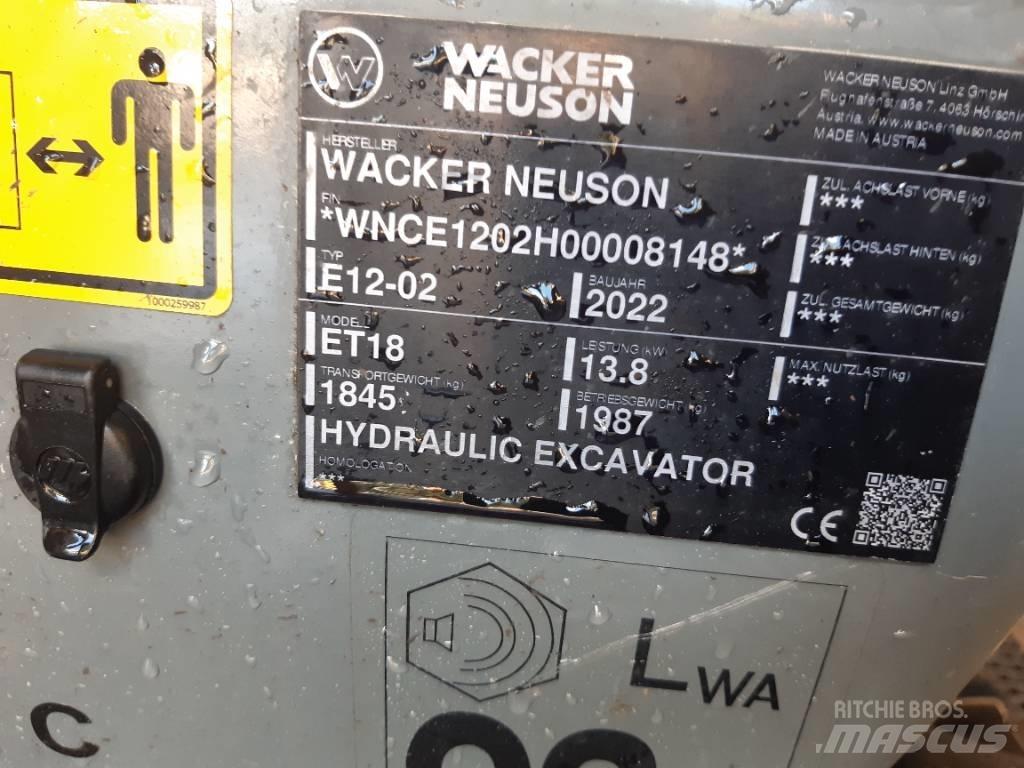 Wacker Neuson ET18 Escavatori cingolati