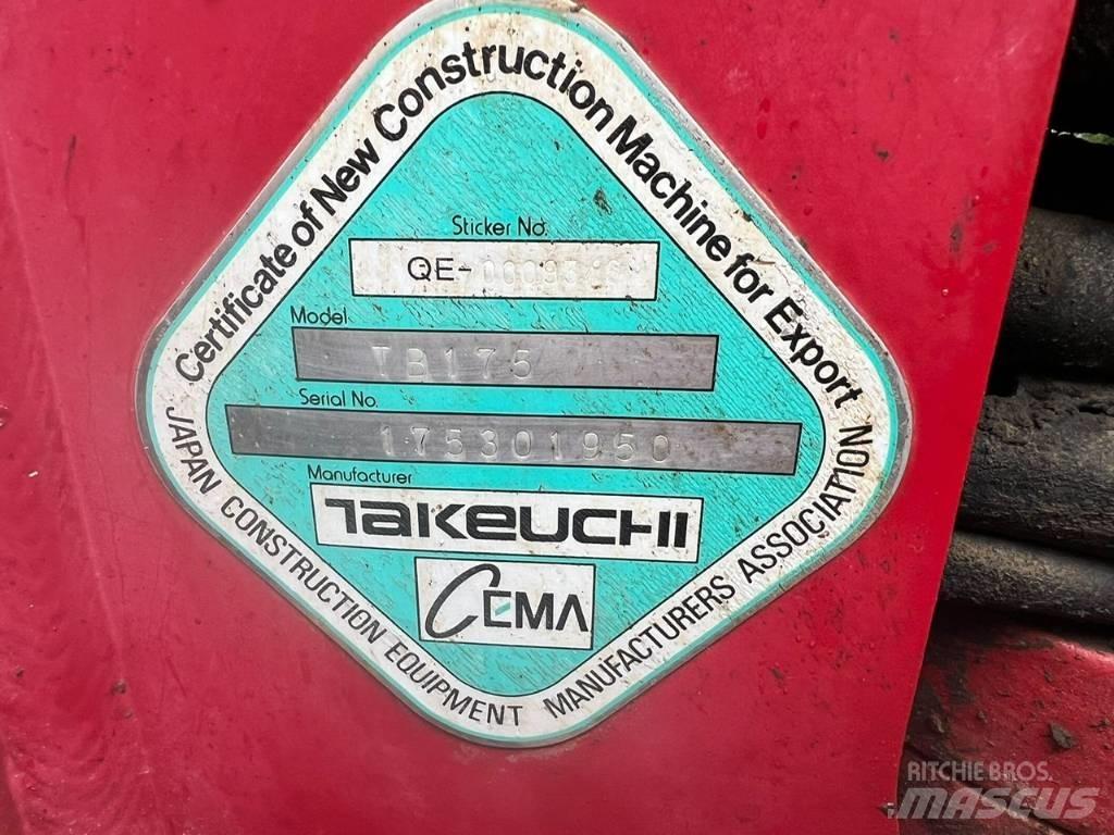 Takeuchi TB 175 Escavatori medi 7t - 12t