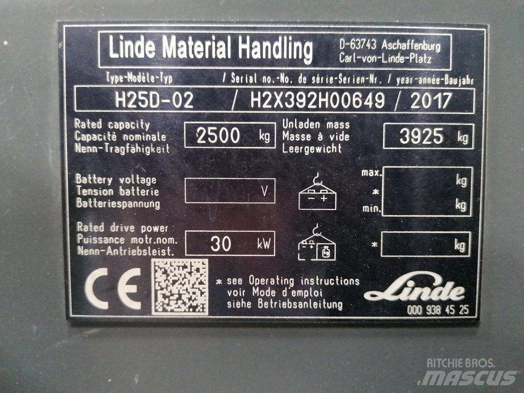 Linde H25D-02 Carrelli elevatori diesel