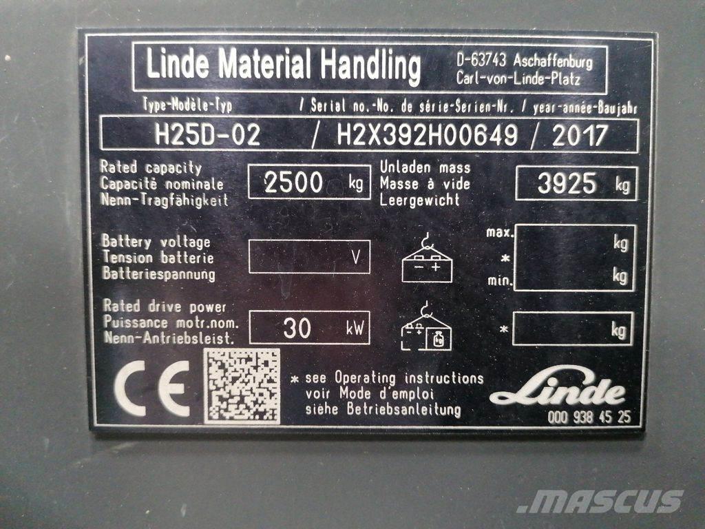 Linde H25D-02 Carrelli elevatori diesel