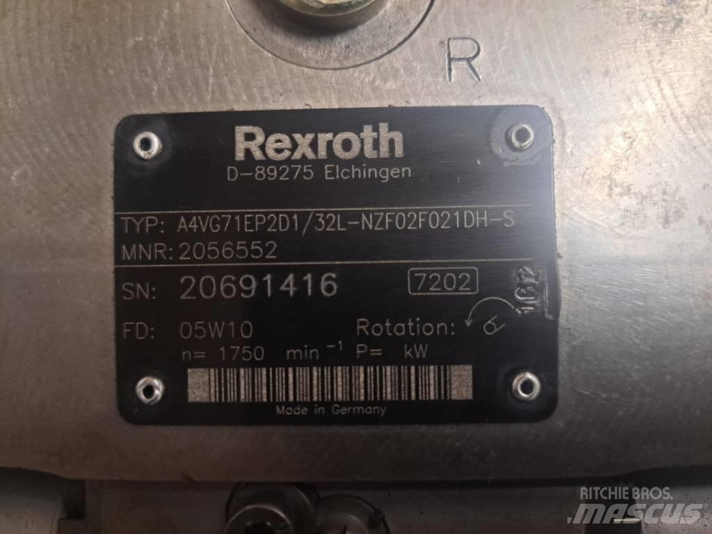 Rexroth A4VG71 EP2D1 Componenti idrauliche
