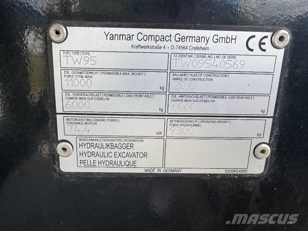 Yanmar / Schaeff TW95 Escavatori gommati