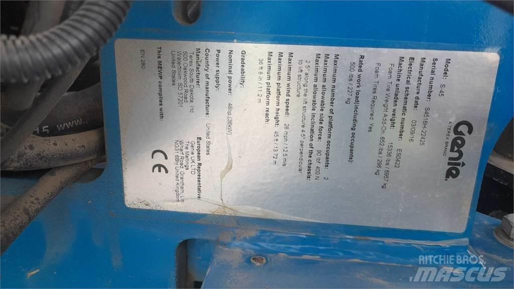 Genie S45 Piattaforme a braccio telescopico