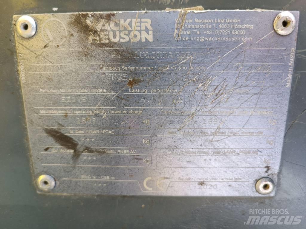 Wacker Neuson Ez17e Escavatori cingolati