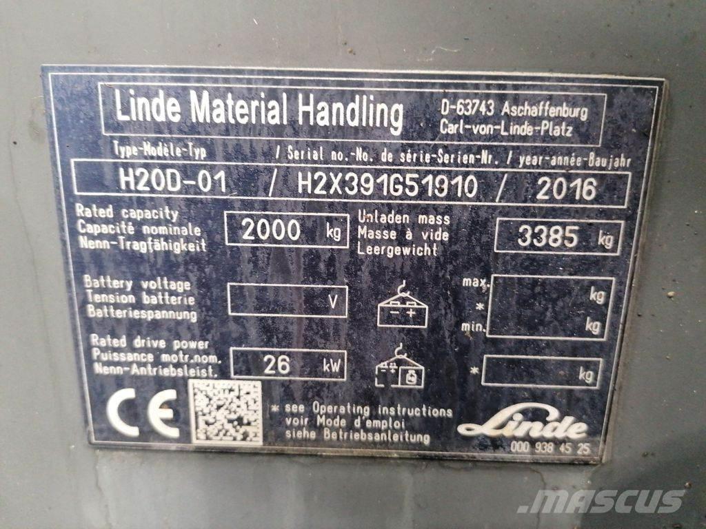 Linde H20D-01 Carrelli elevatori diesel