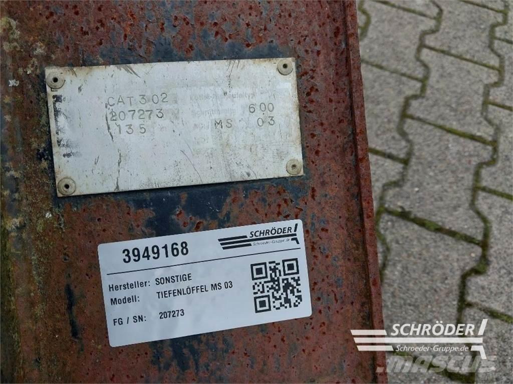  TIEFENLÖFFEL MS 03 Accessori per pale frontali