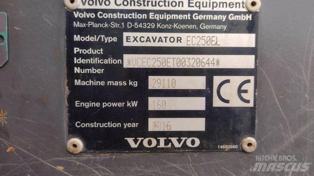 Volvo EC250EL Escavatori cingolati