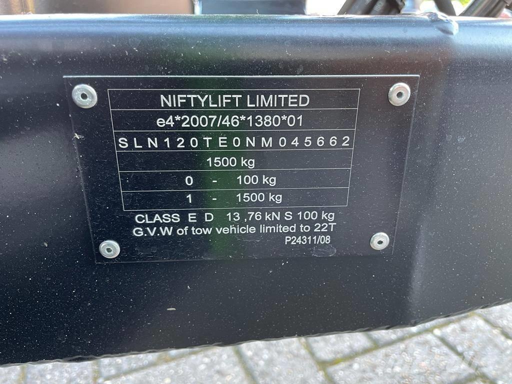 Niftylift 120T Piattaforme aeree su rimorchio