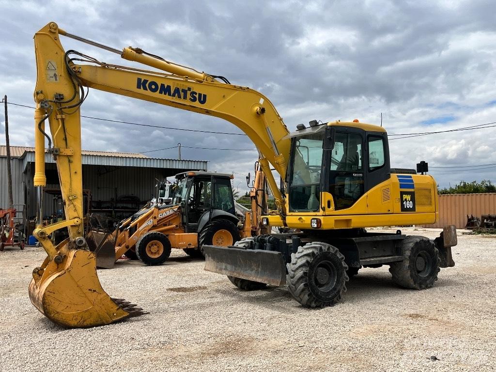 Komatsu PW 160 Escavatori gommati