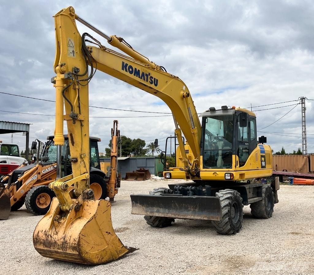 Komatsu PW 160 Escavatori gommati