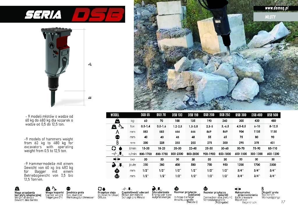  DEMOQ DSB250 Martelli - frantumatori