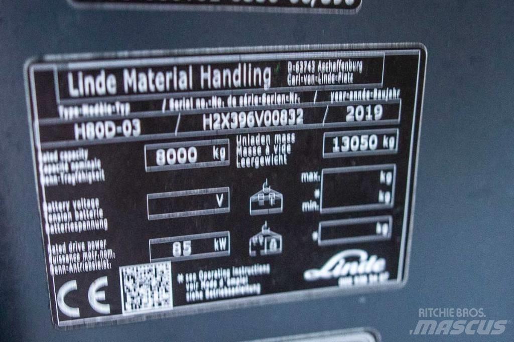 Linde H 80 D-03 Carrelli elevatori diesel