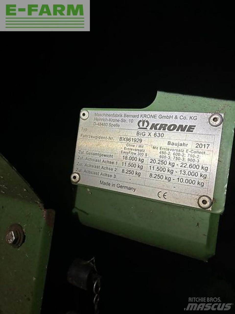 Krone big x 630 Trince semoventi
