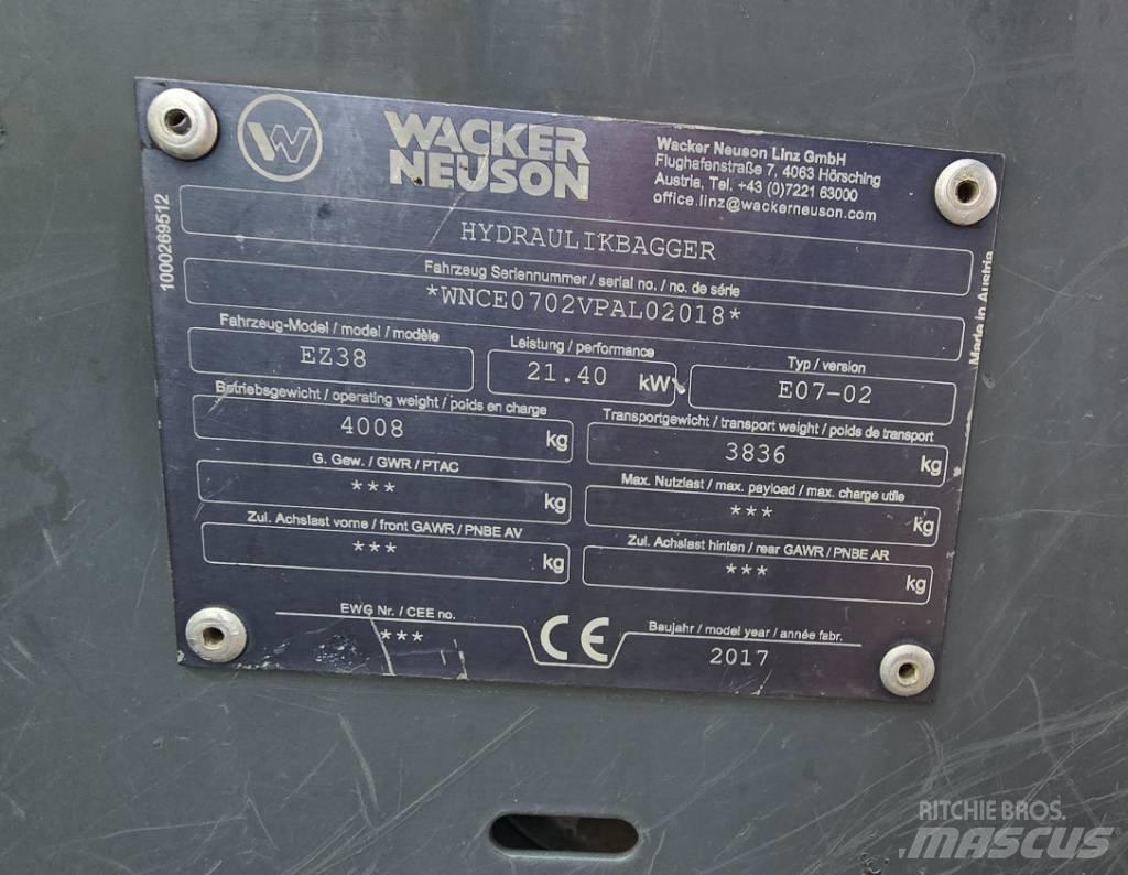 Wacker Neuson EZ 38 Miniescavatori