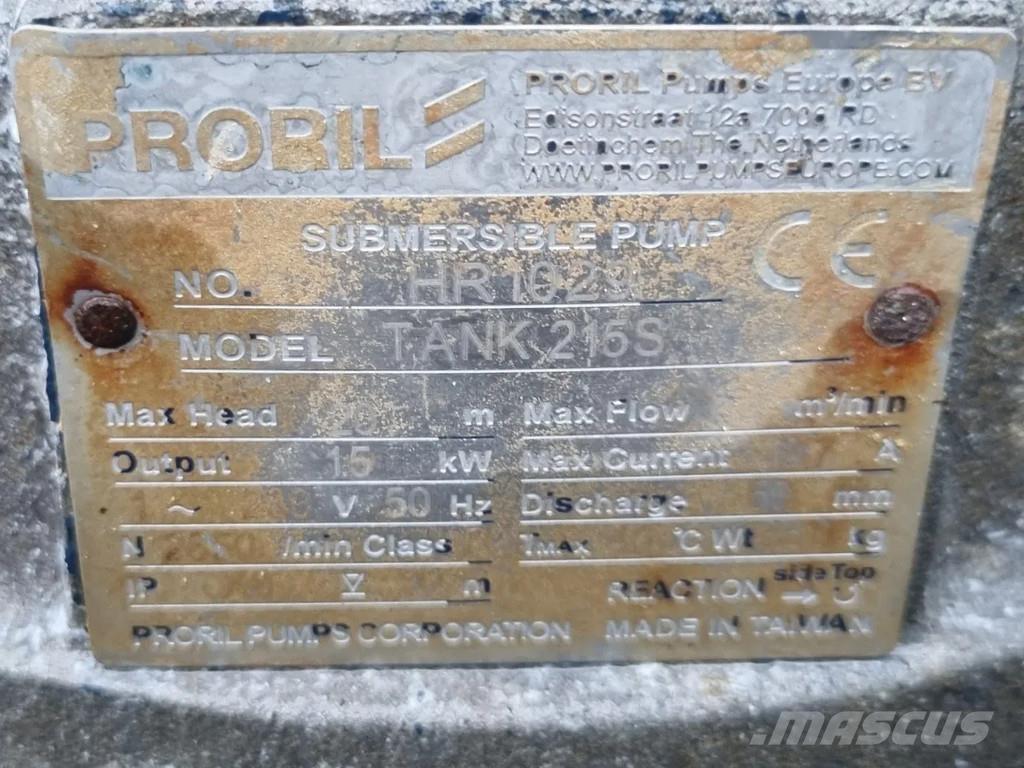  Proril Tank 315S Pompa idraulica