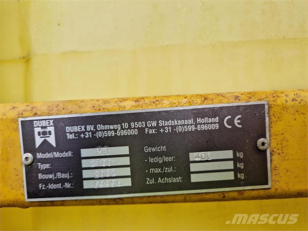 Dubex MODEL 1 Irroratrici trainate