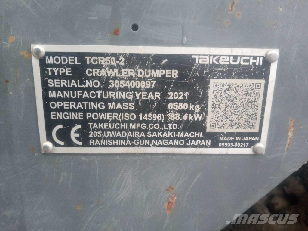 Takeuchi TCR 50-2 Dumper cingolati