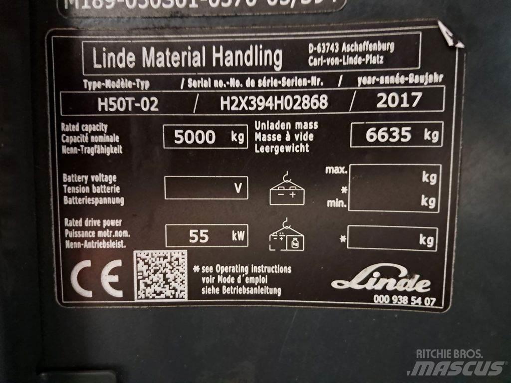 Linde H50T-02 Carrelli elevatori GPL
