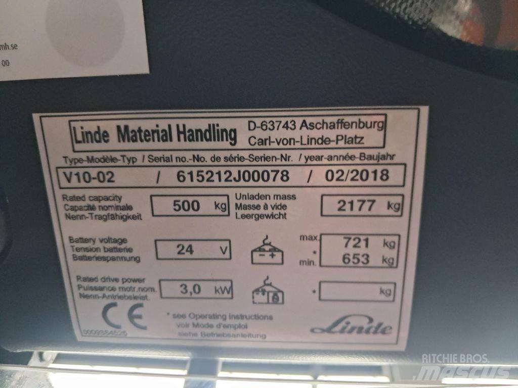 Linde V10-02 Commissionatore basso livello