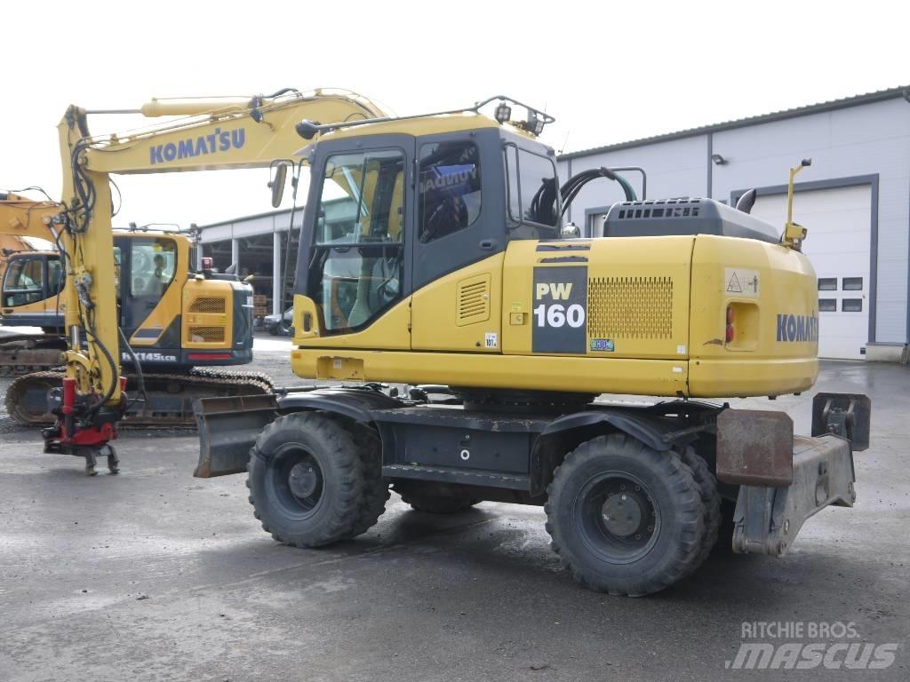 Komatsu PW 160-7E0 Escavatori gommati