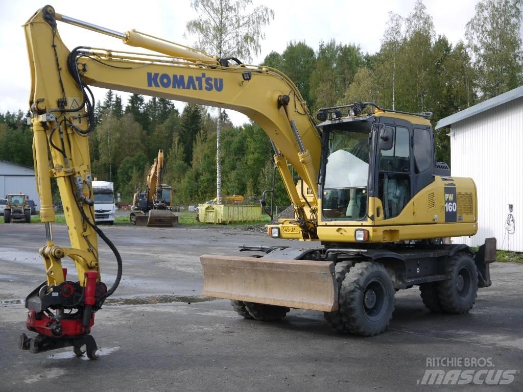 Komatsu PW 160-7E0 Escavatori gommati