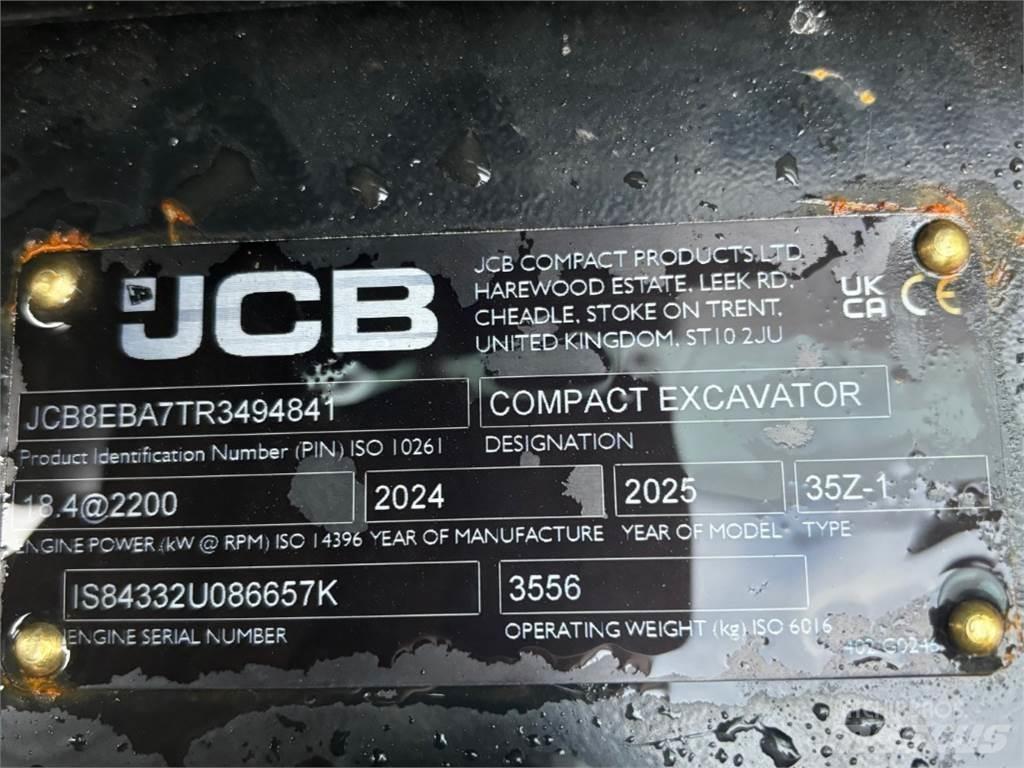 JCB 35Z-1 Miniescavatori
