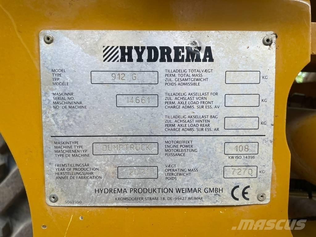 Hydrema 912 G Dumpers articolati
