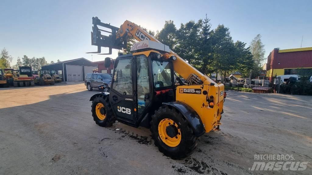 JCB 525-60 Hi-Viz Pale gommate telescopiche