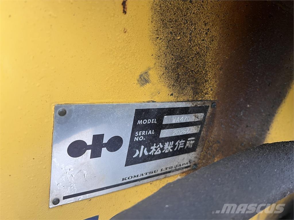 Komatsu WA 470 Pale gommate