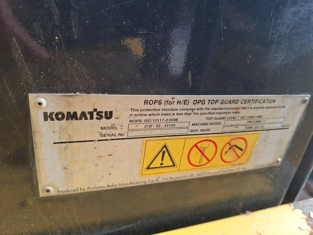 Komatsu PW 118MR-11 Escavatori gommati