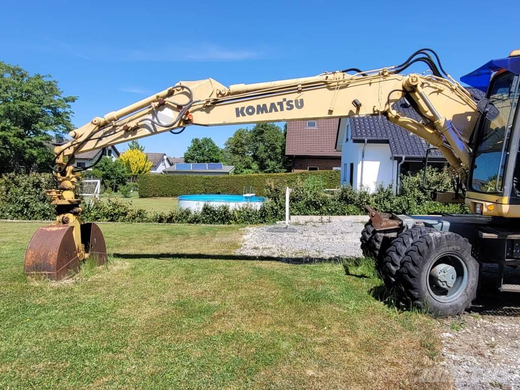 Komatsu PW160 ES-6K Escavatori gommati