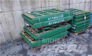 Metso C96 Jaws Pezzi di ricambio per lo smaltimento rifiuti/riciclaggio