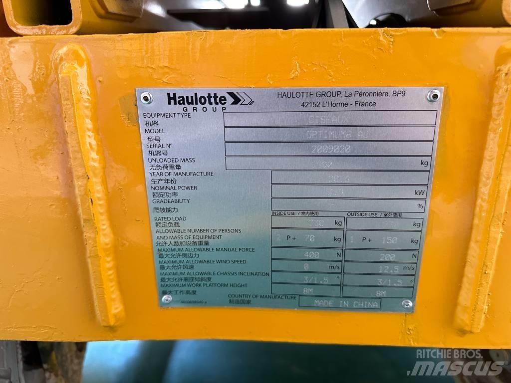 Haulotte OPTIMUM 8 Piattaforme a pantografo