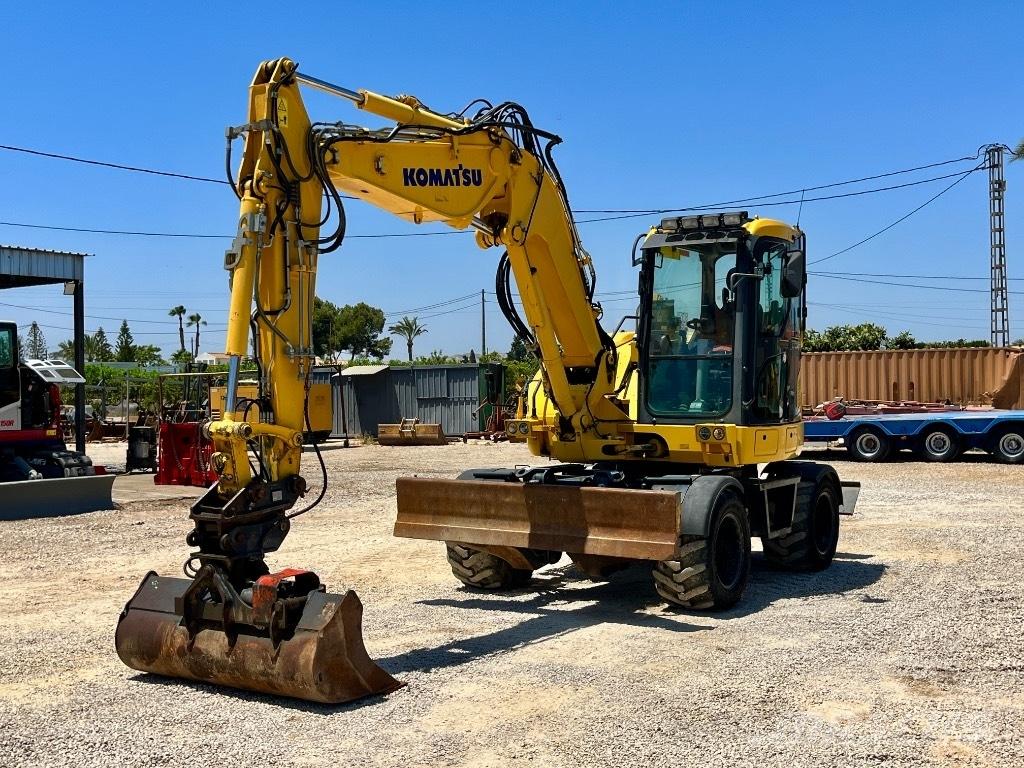 Komatsu PW 98 MR Escavatori gommati