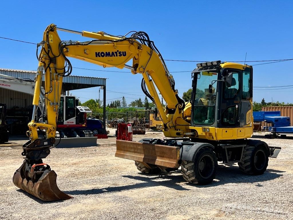 Komatsu PW 98 MR Escavatori gommati