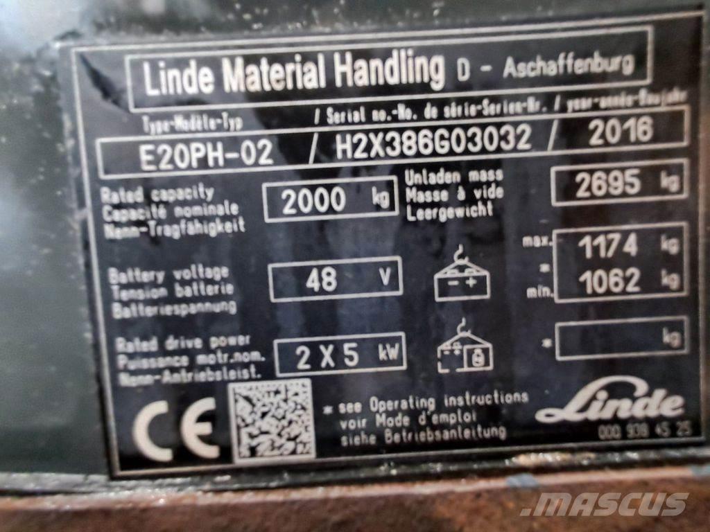 Linde E20PH-02 Carrelli elevatori elettrici