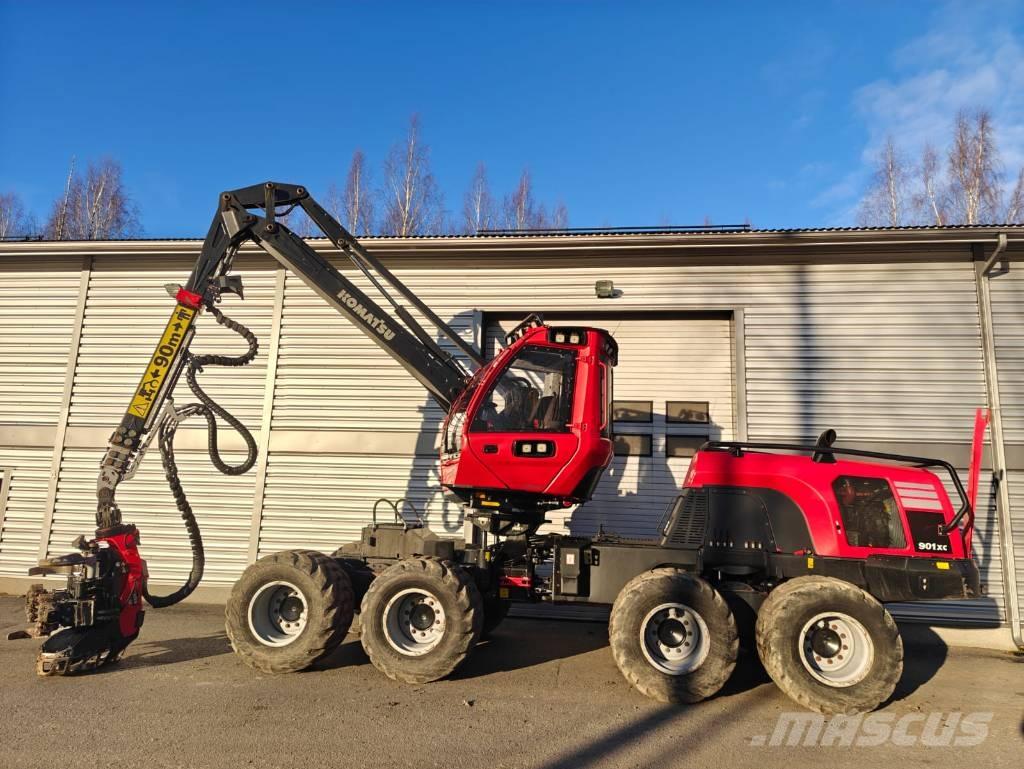 Komatsu 901 XC Abbattitrici, Disboscatrici