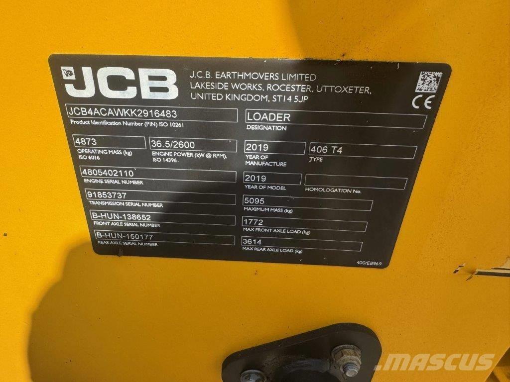 JCB 406 T4 Pale gommate